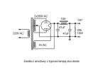 Duodioda i specyficzny transformator.